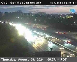 NB 15 at Carmel Mountain Rd.