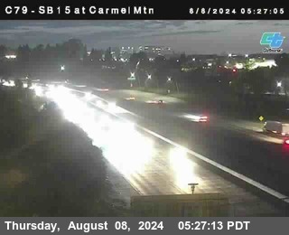 NB 15 at Carmel Mountain Rd.