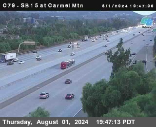 NB 15 at Carmel Mountain Rd.