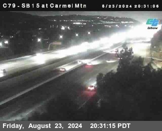 NB 15 at Carmel Mountain Rd.