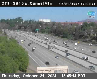 NB 15 at Carmel Mountain Rd.