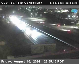 NB 15 at Carmel Mountain Rd.