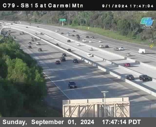 NB 15 at Carmel Mountain Rd.