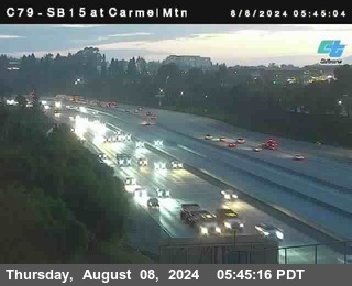 NB 15 at Carmel Mountain Rd.