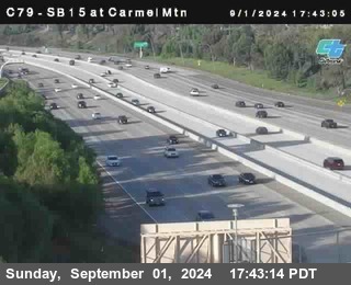 NB 15 at Carmel Mountain Rd.