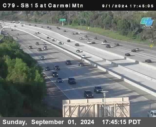 NB 15 at Carmel Mountain Rd.