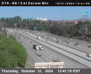 NB 15 at Carmel Mountain Rd.