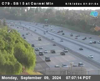 NB 15 at Carmel Mountain Rd.