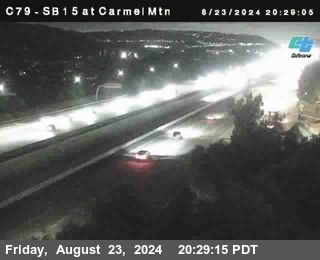 NB 15 at Carmel Mountain Rd.