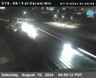 NB 15 at Carmel Mountain Rd.