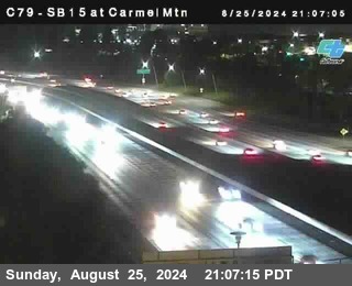 NB 15 at Carmel Mountain Rd.