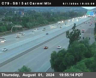 NB 15 at Carmel Mountain Rd.