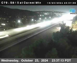 NB 15 at Carmel Mountain Rd.