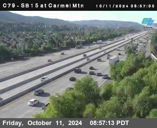 NB 15 at Carmel Mountain Rd.