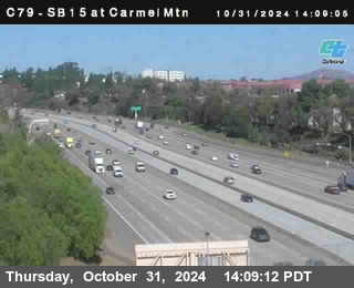 NB 15 at Carmel Mountain Rd.