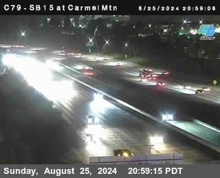 NB 15 at Carmel Mountain Rd.