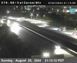 NB 15 at Carmel Mountain Rd.