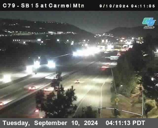 NB 15 at Carmel Mountain Rd.