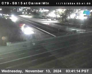 NB 15 at Carmel Mountain Rd.