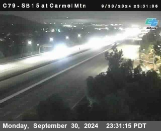 NB 15 at Carmel Mountain Rd.