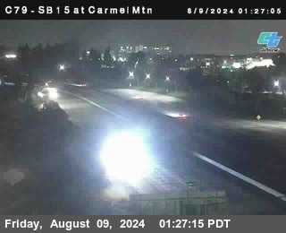 NB 15 at Carmel Mountain Rd.