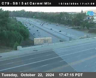 NB 15 at Carmel Mountain Rd.