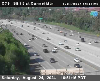 NB 15 at Carmel Mountain Rd.