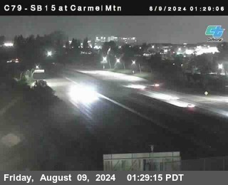 NB 15 at Carmel Mountain Rd.