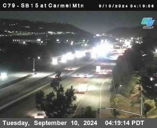 NB 15 at Carmel Mountain Rd.