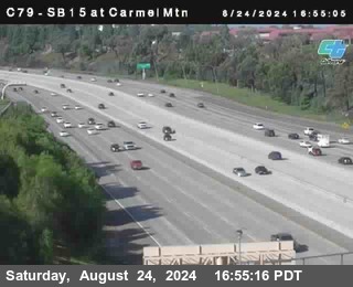 NB 15 at Carmel Mountain Rd.