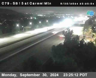 NB 15 at Carmel Mountain Rd.