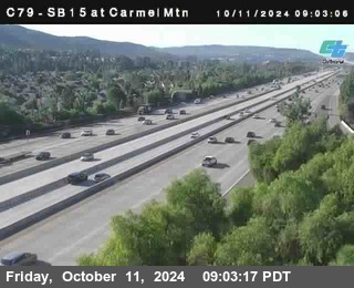 NB 15 at Carmel Mountain Rd.