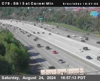 NB 15 at Carmel Mountain Rd.