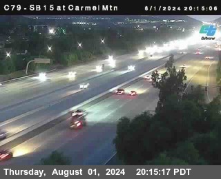 NB 15 at Carmel Mountain Rd.