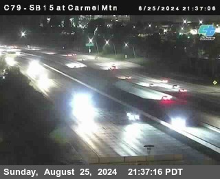 NB 15 at Carmel Mountain Rd.