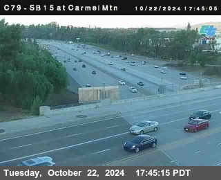 NB 15 at Carmel Mountain Rd.