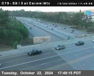 NB 15 at Carmel Mountain Rd.