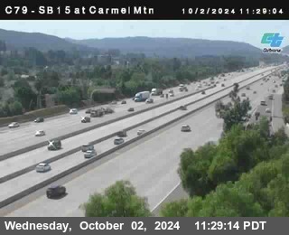 NB 15 at Carmel Mountain Rd.