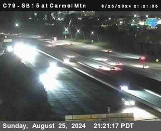 NB 15 at Carmel Mountain Rd.