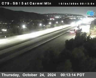 NB 15 at Carmel Mountain Rd.