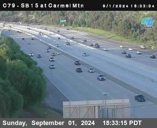 NB 15 at Carmel Mountain Rd.