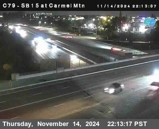 NB 15 at Carmel Mountain Rd.