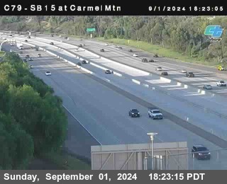 NB 15 at Carmel Mountain Rd.