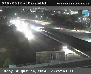 NB 15 at Carmel Mountain Rd.