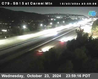 NB 15 at Carmel Mountain Rd.