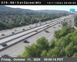 NB 15 at Carmel Mountain Rd.