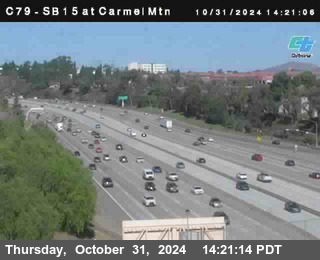 NB 15 at Carmel Mountain Rd.