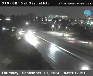 NB 15 at Carmel Mountain Rd.