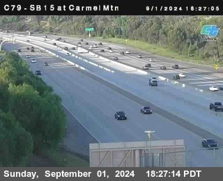 NB 15 at Carmel Mountain Rd.