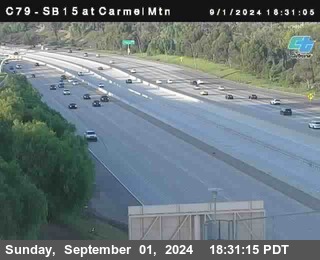 NB 15 at Carmel Mountain Rd.